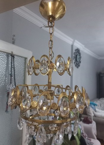 ANTİKA KRİSTAL AVİZE - Görsel 2