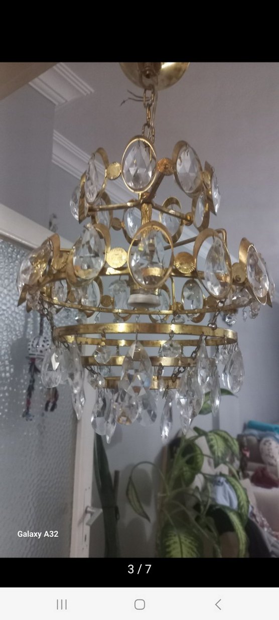 ANTİKA KRİSTAL AVİZE - Görsel 3