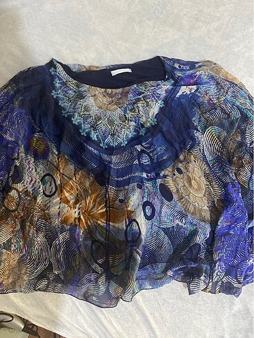 Diğer omzu düşük vintage bluz
