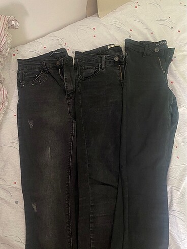 Füme -siyah skinny jean
