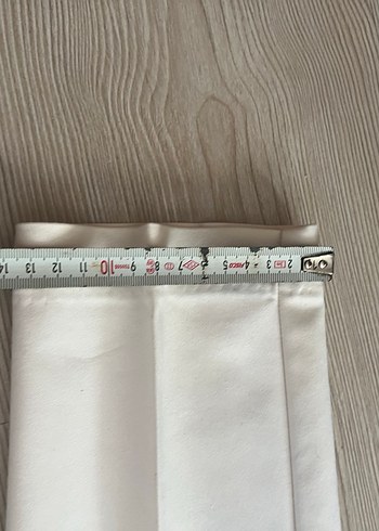Fabrika Bayan beyaz Çizgili Kumaş Pantolon