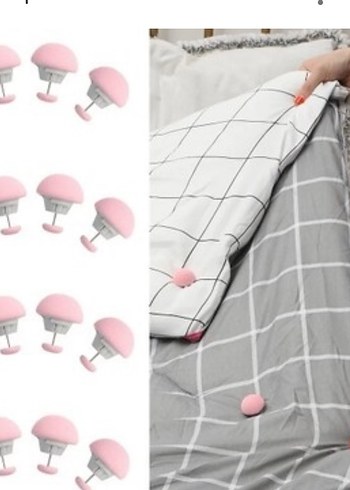 Pastel Renkli yorgan sabitleyici - Görsel 6