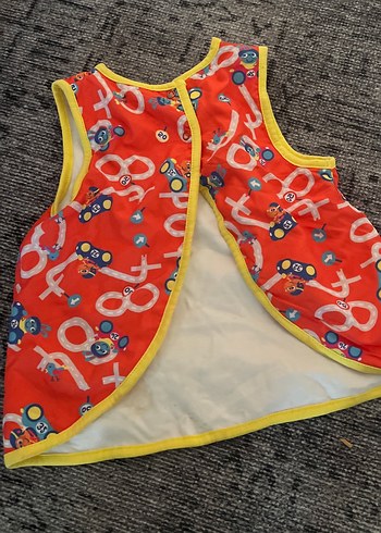 Renkli Bağlamalı Bebek Önlüğü - Görsel 3