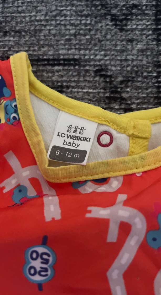 Renkli Bağlamalı Bebek Önlüğü - Görsel 2