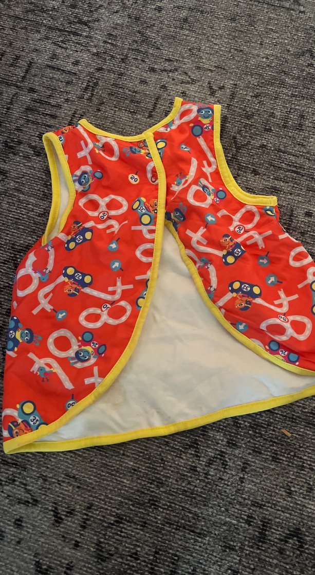 Renkli Bağlamalı Bebek Önlüğü - Görsel 3