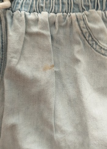Defacto Kızlar İçin Gevşek Kesim Pastel Mavi Denim Şort ikisinin fiyati