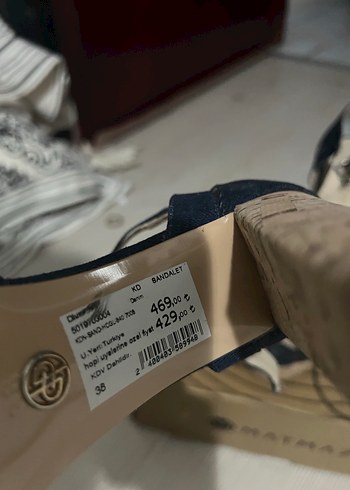 Tokalı Lacivert Kadın Platform Topuklu Ayakkabı - Görsel 3