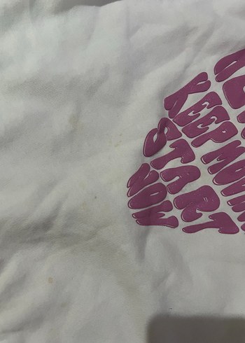 Beyaz Baskılı Pamuklu Sweatshirt ve Eşofman - Görsel 10