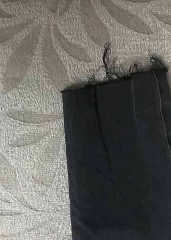 Siyah Kemerli Kadın Boyfriend Denim Pantolon - Görsel 10