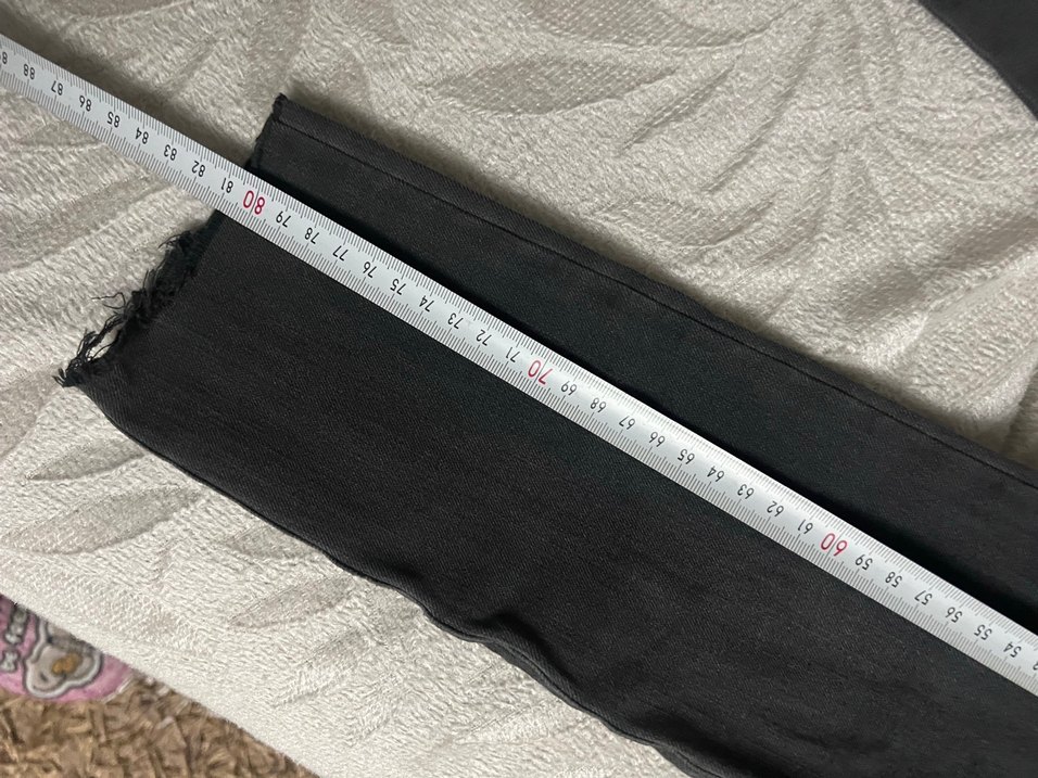 Siyah Kemerli Kadın Boyfriend Denim Pantolon - Görsel 4