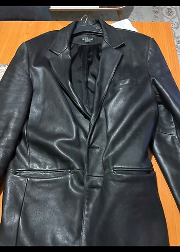 Erkek  gerçek deri mont - Görsel 4