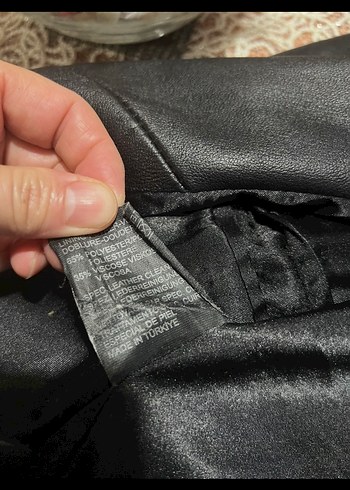 Erkek  gerçek deri mont - Görsel 3