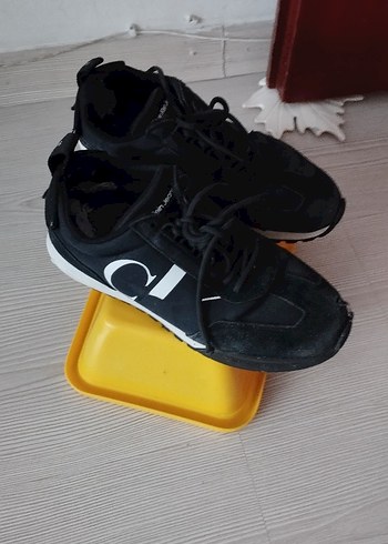 Calvin Klein ünisex Siyah Spor Ayakkabı Velcro Detaylı