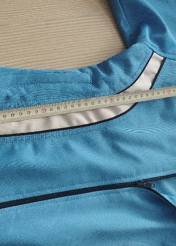 Mavi Fermuarlı Kadın Spor esofman ust - Görsel 8