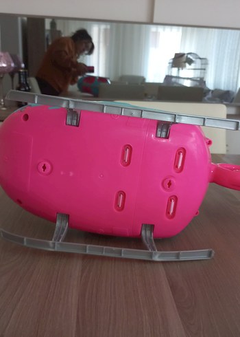 Beden Renk Renkli Pembe Oyuncak Helikopter