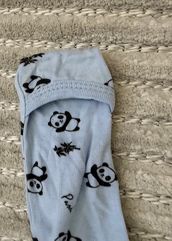 Uzun Kollu Mavi Pamuklu Bebek Body - Görsel 2