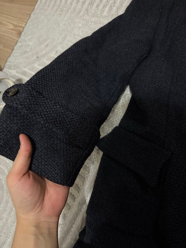 Düğmeli Erkek Midi kaban - Görsel 3