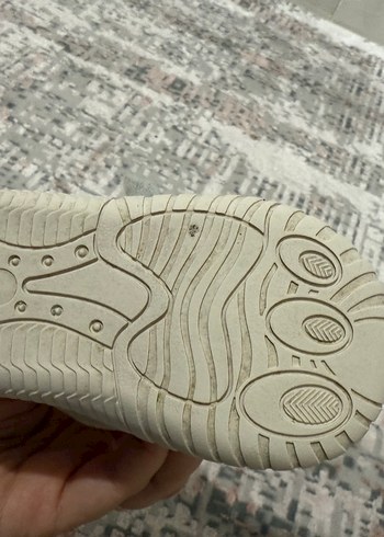 Çocuk Gri Beyaz Cırt Cırtlı Spor Ayakkabı - Görsel 3