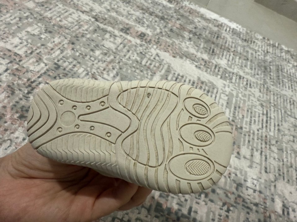 Çocuk Gri Beyaz Cırt Cırtlı Spor Ayakkabı - Görsel 3