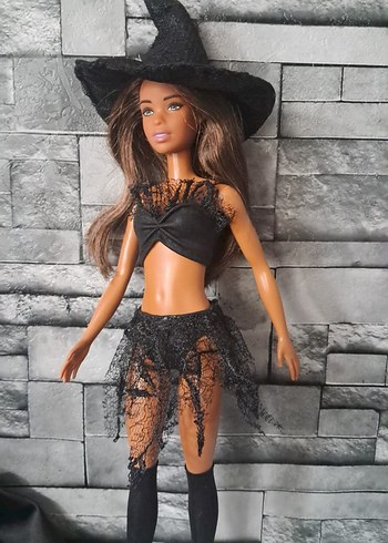 Siyah Cadı Temalı Bebek kostüm - Görsel 10