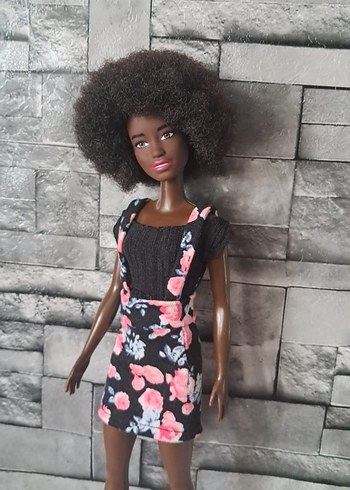 Barbie Çiçek Desenli elbise - Görsel 4