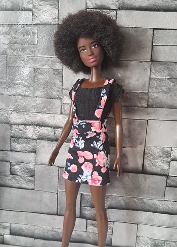 Barbie Çiçek Desenli elbise - Görsel 10