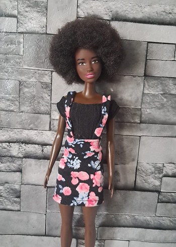 Barbie Çiçek Desenli elbise - Görsel 2