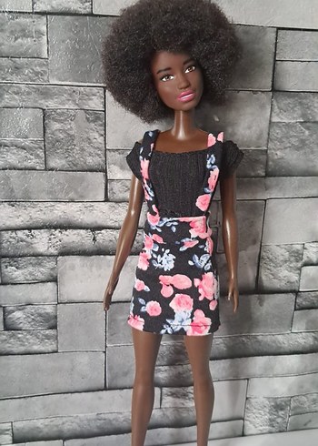 Barbie Çiçek Desenli elbise - Görsel 5