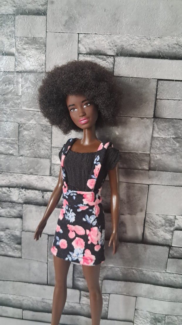 Barbie Çiçek Desenli elbise - Görsel 4