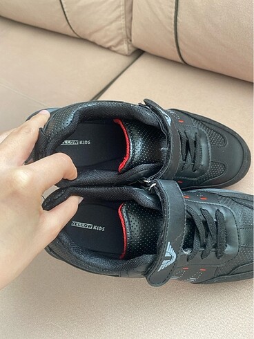 35 Beden siyah Renk Erkek çocuk spor ayakkabı