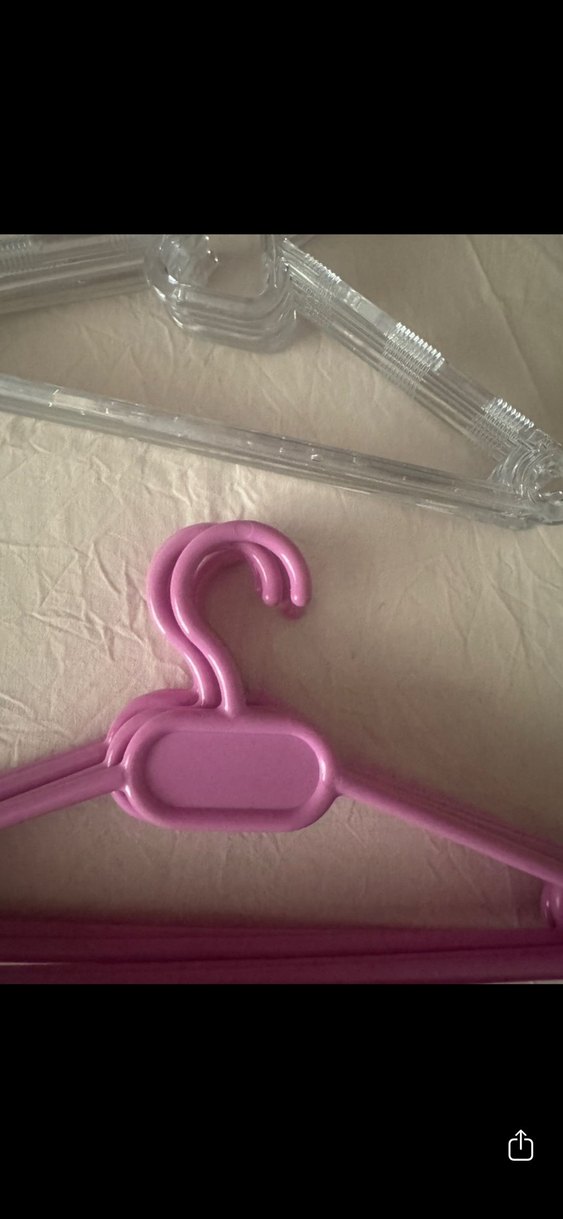 Bebek Pembe Plastik Askı - Görsel 3