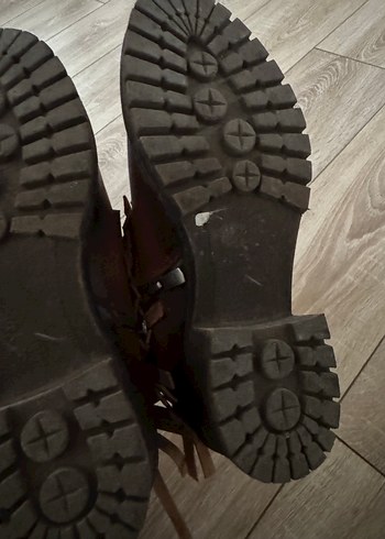 Püsküllü taba renk Süet Kadın Bot - Görsel 4