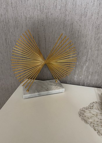 Parlak Altın Renkli Duvar Saati - Görsel 3