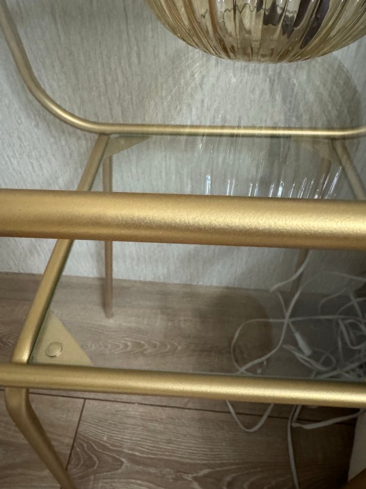 Parlak Altın Renkli Duvar Saati - Görsel 4