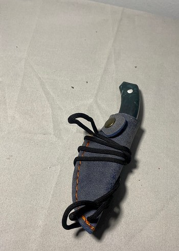 Gri Saplı Mini Bıçak ve Kılıfı - Görsel 2