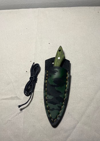 Yeşil Kamuflaj Bıçak ve Kılıf Seti - Görsel 2