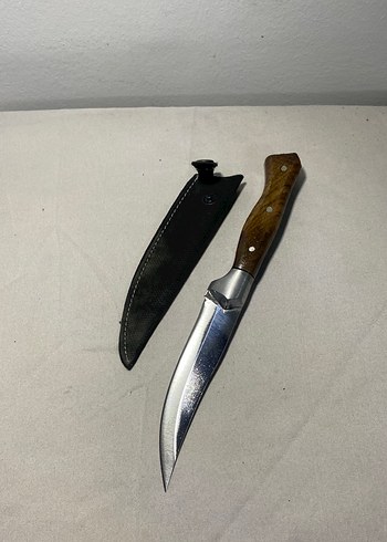 Kahverengi Saplı Kavisli Bıçak ve Kılıf - Görsel 2