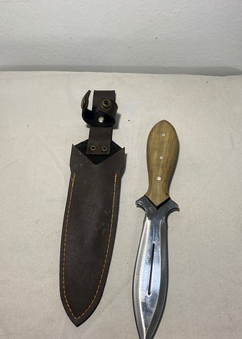 Deri Kılıflı Bej Saplı Av Bıçağı - Görsel 2