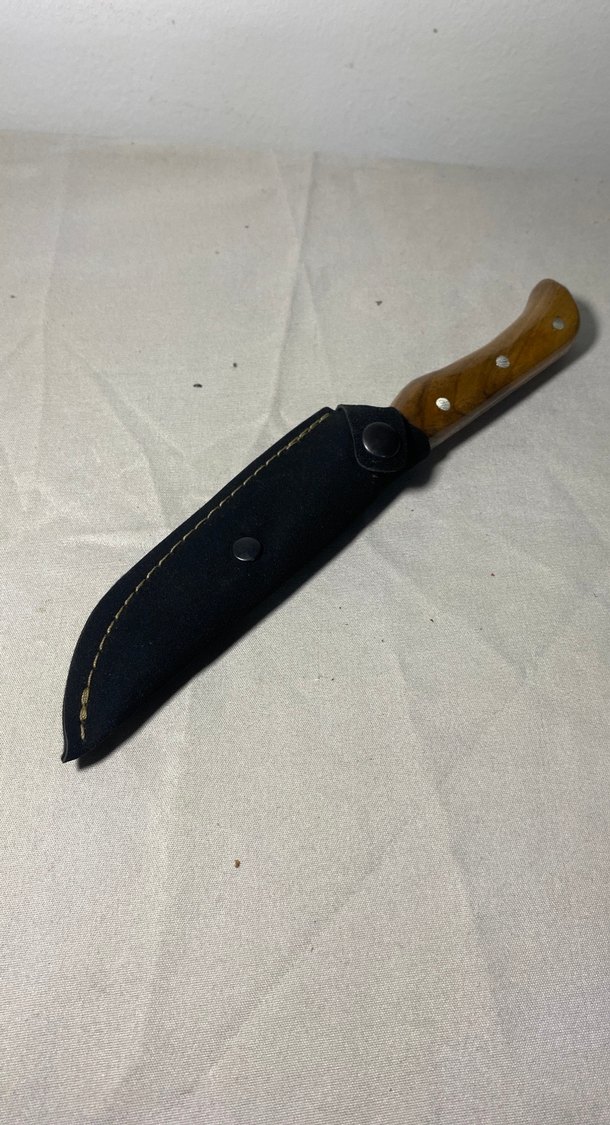 Kahverengi Ahşap Saplı Keskin Bıçak - Görsel 3