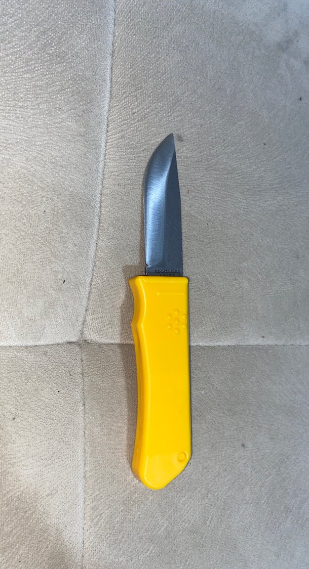 Sarı Plastik gizli bıçak - Görsel 3
