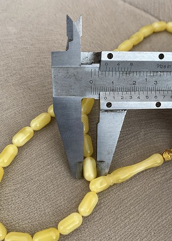 Beyrut Damla Toz Kehribar Tesbih - Görsel 3