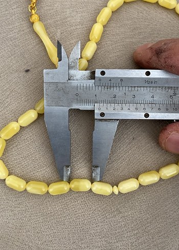 Beyrut Damla Toz Kehribar Tesbih - Görsel 4