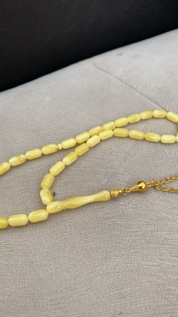 Beyrut Damla Toz Kehribar Tesbih - Görsel 2