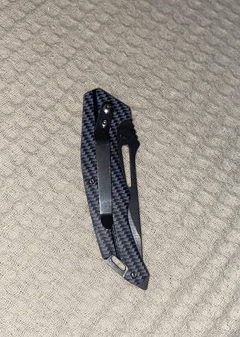 Koyu Gri Katlanabilir Cep Bıçağı Yasal Boy - Görsel 2