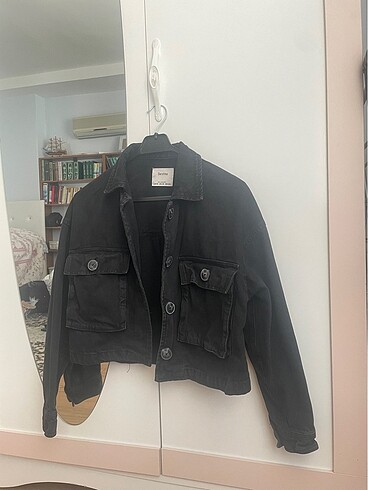 Bershka siyah kot ceket