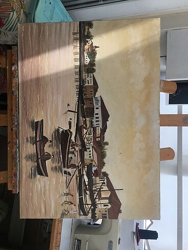 Yağlıboya tablo eski mersin