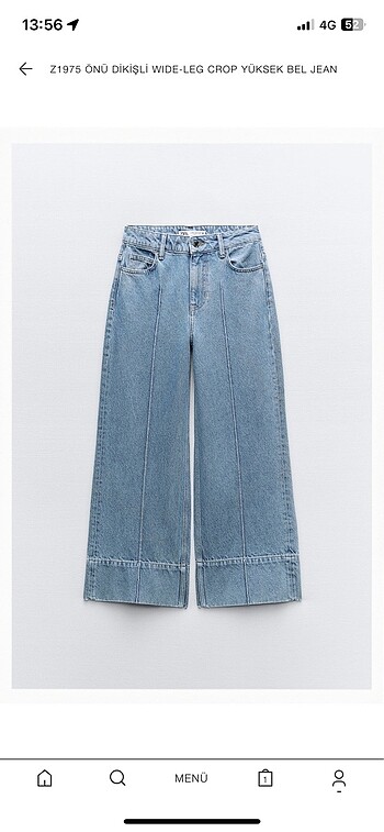 Zara wide leg pantolon