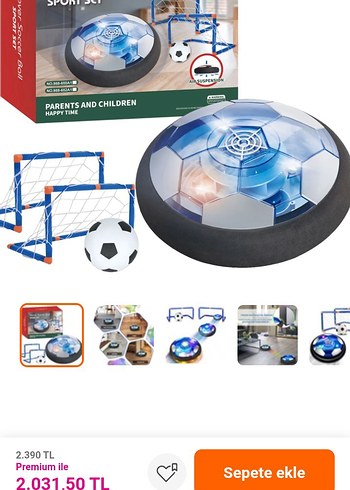 Renkli Işıklı  Futbol Topu Oyuncağı - Görsel 2