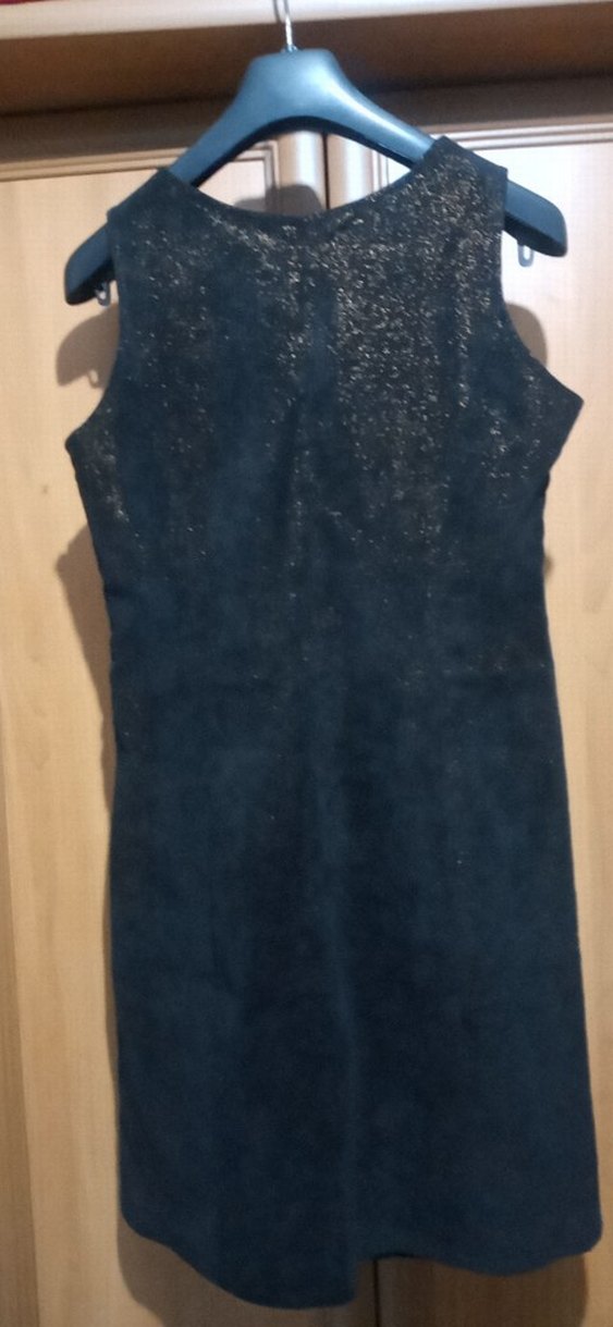 Parlak Simli Midi Elbise - Görsel 3