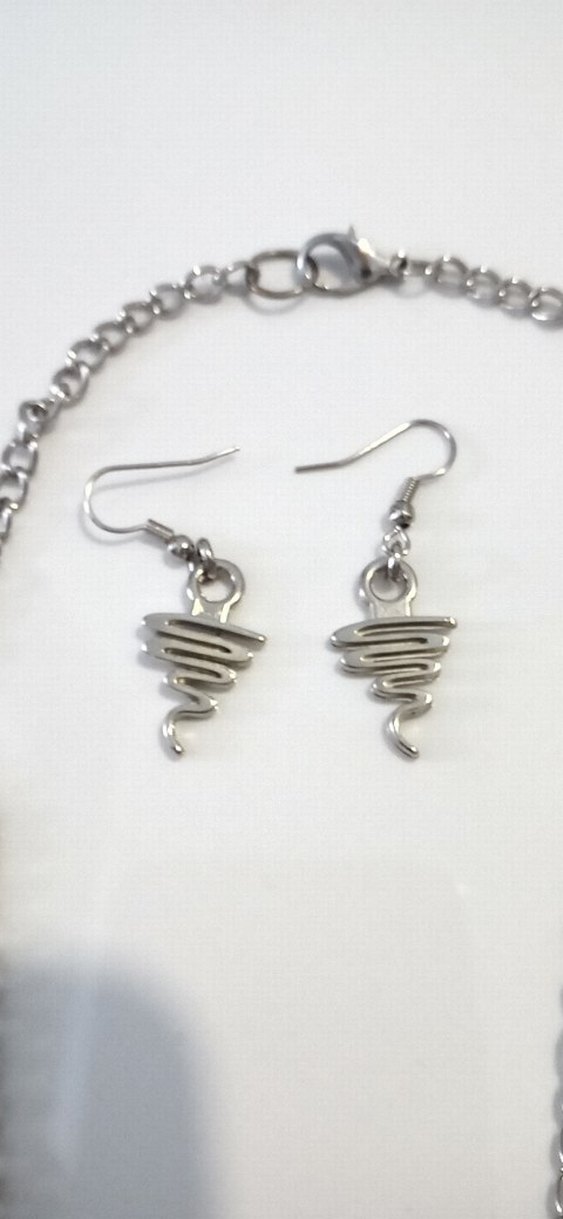 Yılan Desenli Zincirli Kadın Takı Seti - Görsel 3